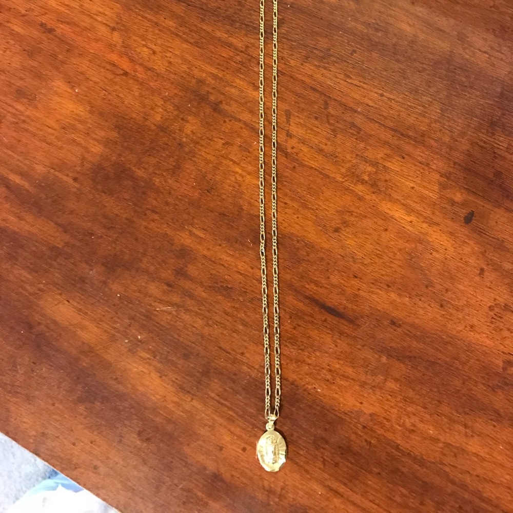 24’ inch 10k gold “Mother Mary” chain